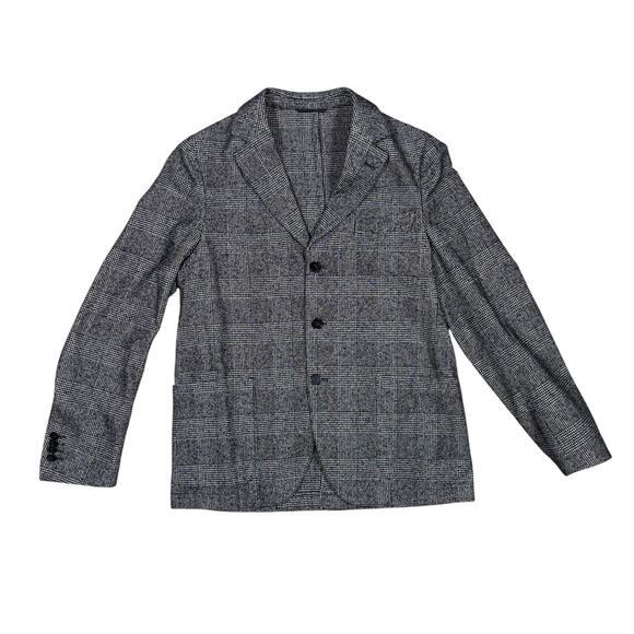 OFFICINE GENERALE ARMIE BLAZER FRENCH SIZE 48 US SIZE 38 GLEN PLAID - Picture 1 of 8